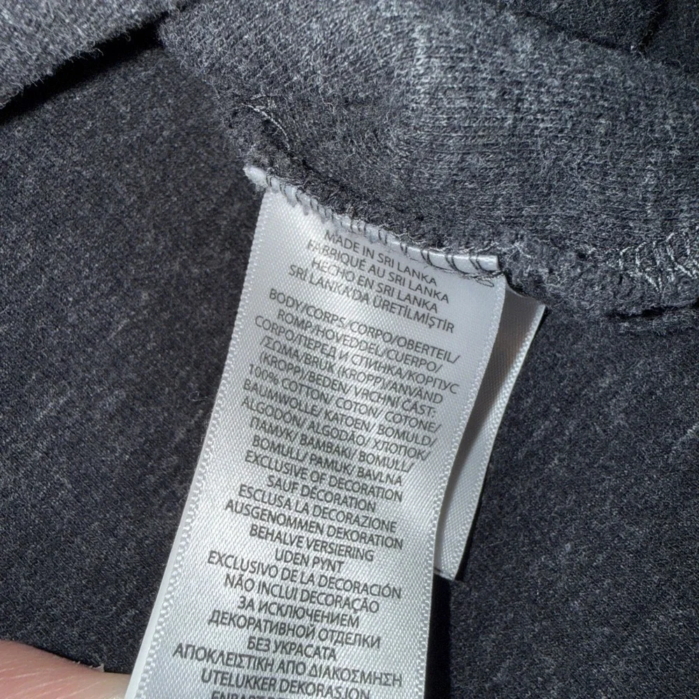 Polo Ralph Lauren Mens Quarter Zip Pullover Sweater Heather Grey Medium Cotton